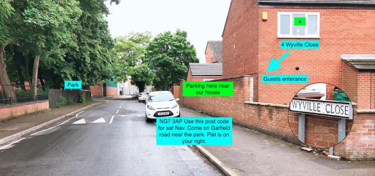 Flat 1 - Entire Modern Studio With En-Suite And Free Parking Close To Qmc, City Centre & Notts Uni 노팅엄 외부 사진